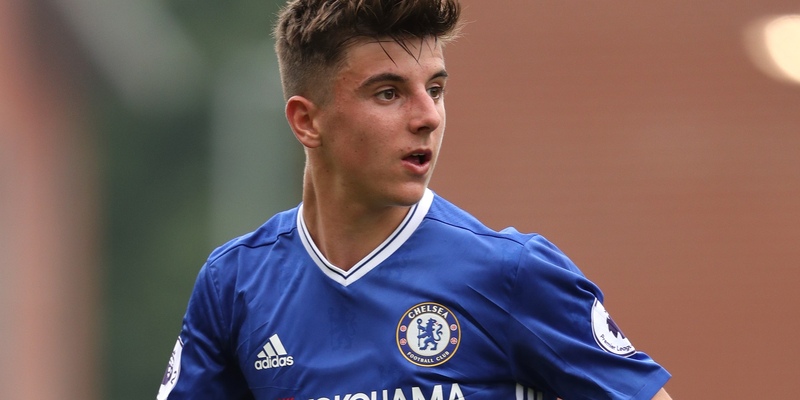 Footballer Mason Mount's early career